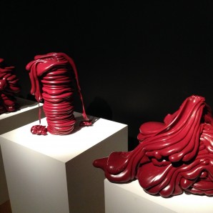 polyethylene sculptures by Roxy Paine