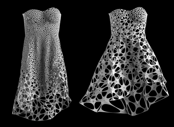 kinematics dress generation - variable density tessellation