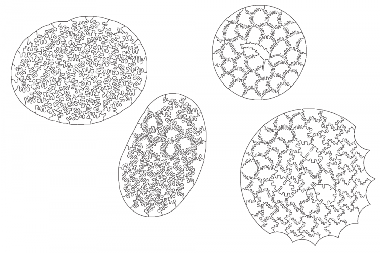 ovular and amoeba-ish puzzles