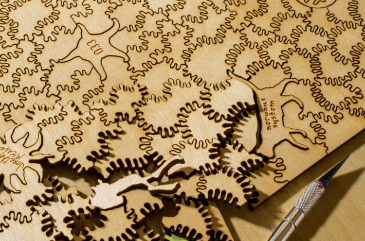 Not all plywood's will laser cut. Learn to recognize bad wood. :  r/lasercutting