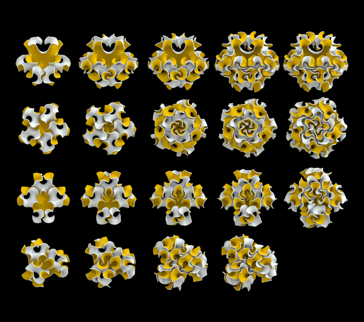 growing from zones along the edge (6,5,4,3)