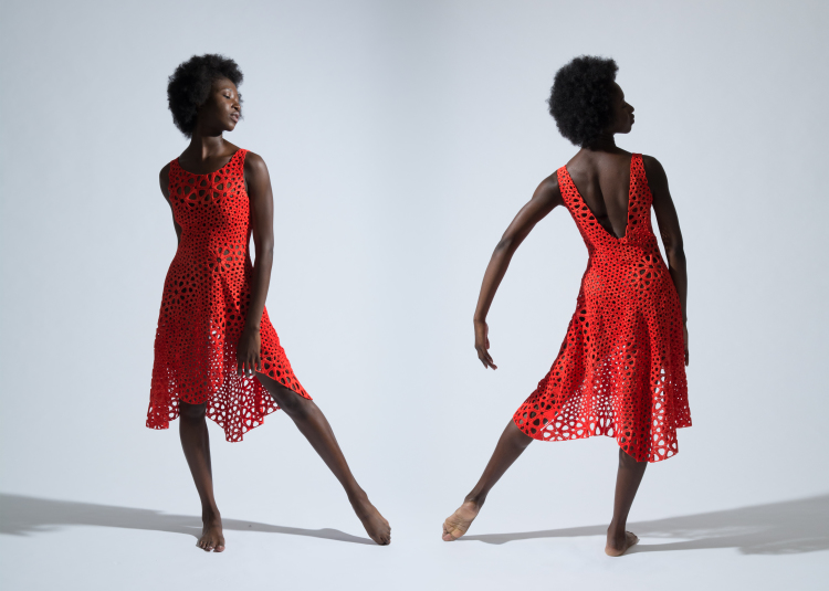 kinematics dress 6 - red