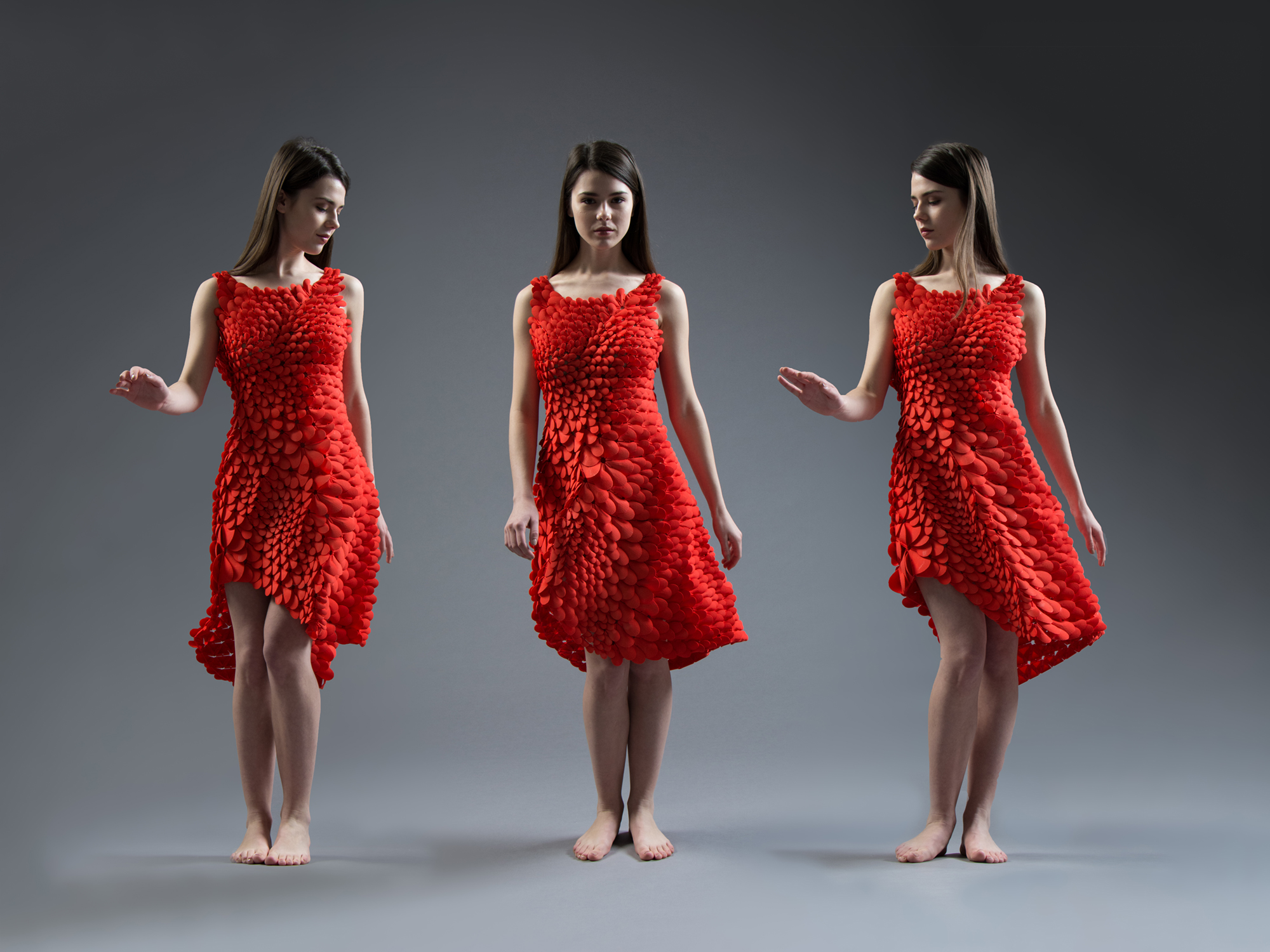 Kinematic Petals Dress debuts at MFA – Nervous System blog