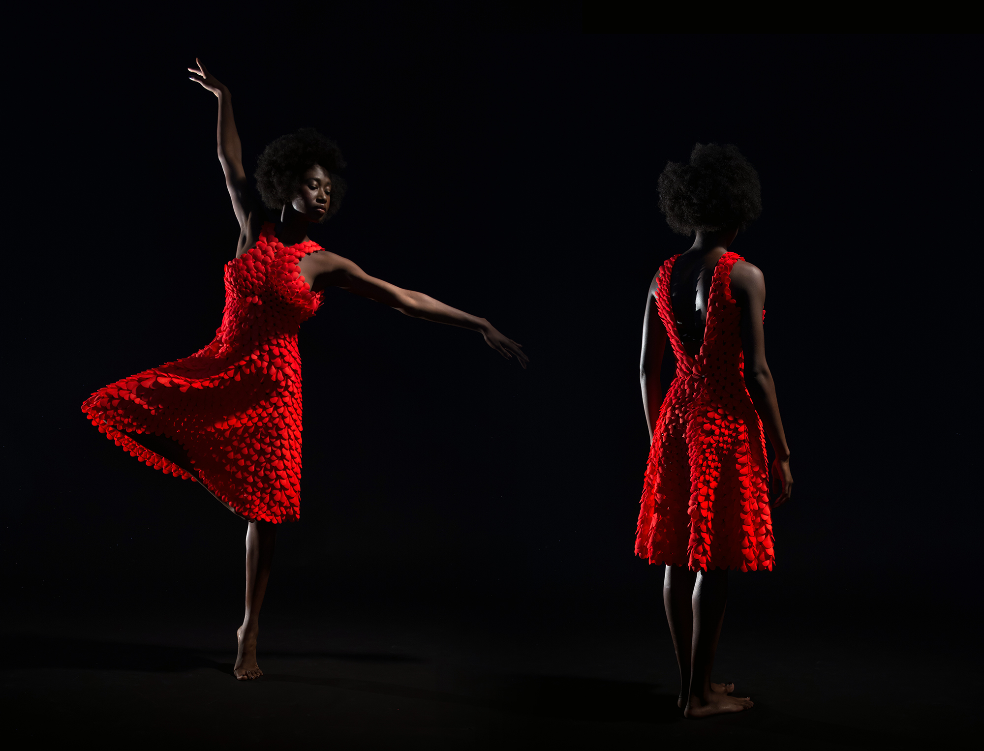 New Kinematic Petals Dress debuts at Powerhouse Museum