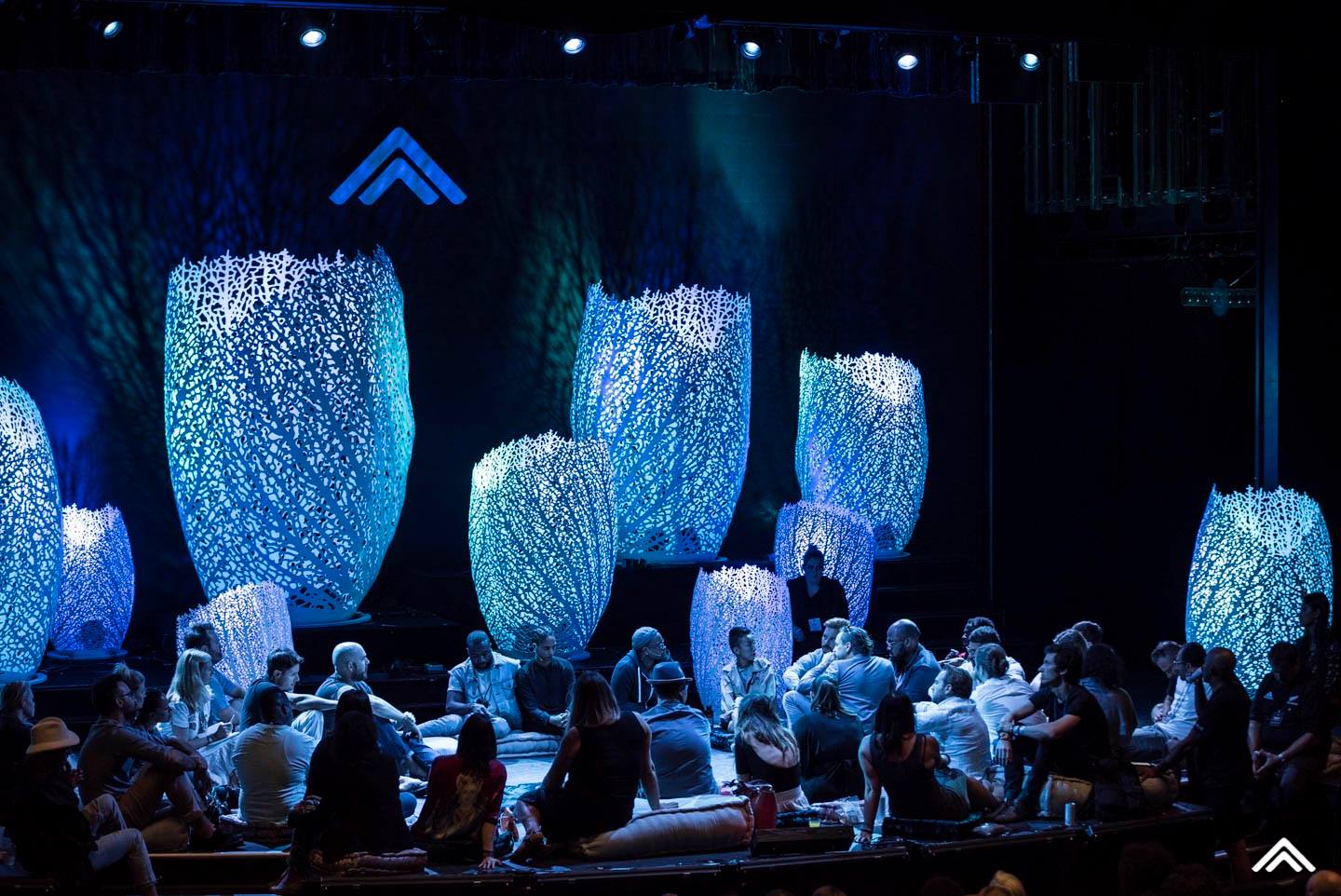 Coral-inspired installation for Summit At Sea