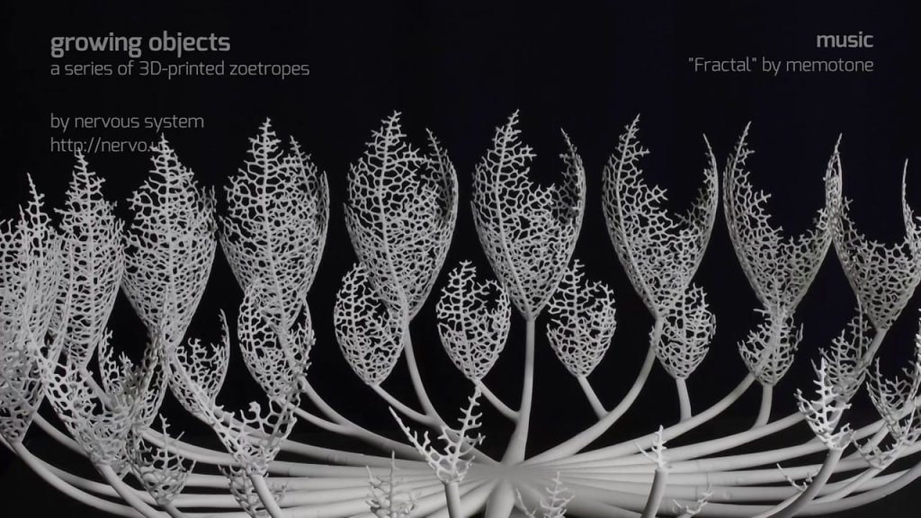 growing objects - 3D printed zoetropes