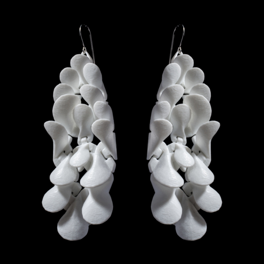 Single Petals Kinematics Flip earring