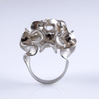 Silver Flora Ring