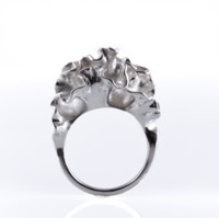Silver Cnidaria Ring