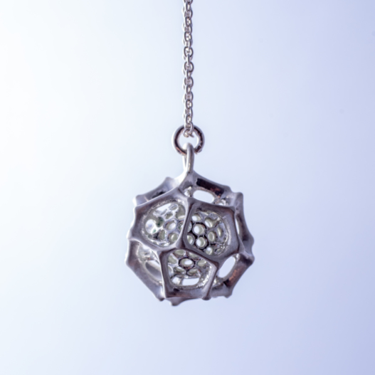 Radiozoa Orb Pendant silver