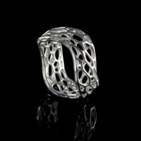 silver wave ring