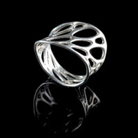 silver 1-layer twist ring