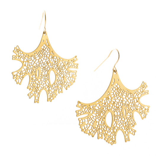 Folium Earrings (Gold)