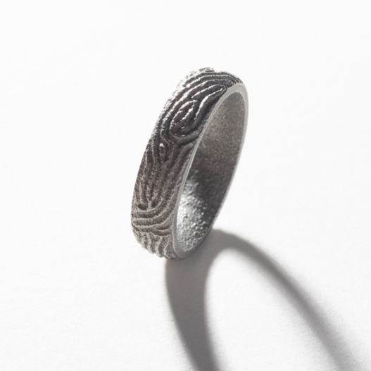 Reaction Ring - rustic steel